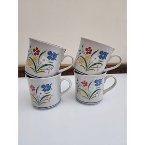 Vintage '70s Salem Stoneware Georgetown Floral Coffee Cup -‎ EUC_Cottagecore